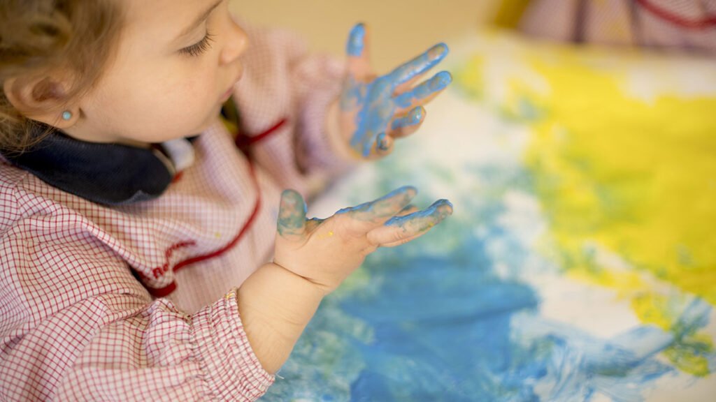 Finger painting cognitive development best sale